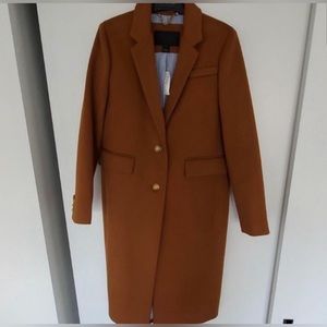 Jcrew wool and cashmere coat bnwt